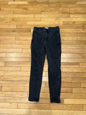 Woman’s Madewell 10” high-rise skinny jean denim bottoms pants